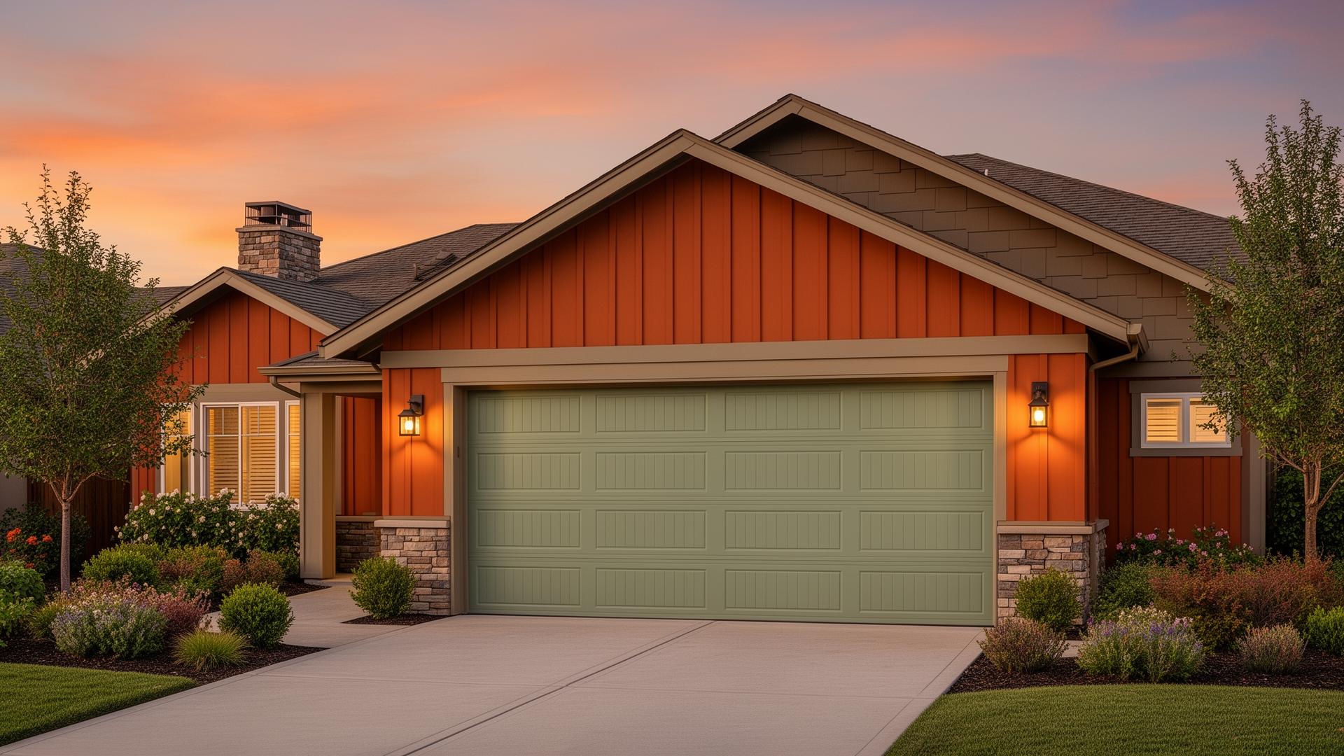 Professional fiberglass garage door installation by Garage Door Kent in Kent, WA